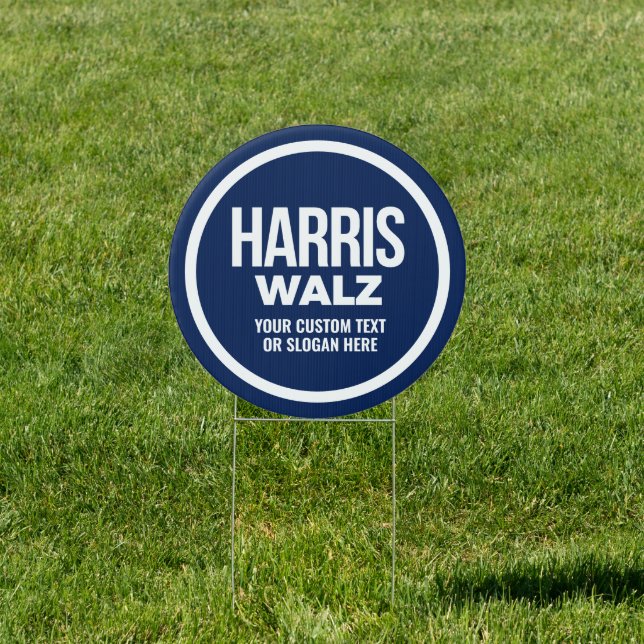 Create Your Own Harris Walz 2024 Sign (Insitu)