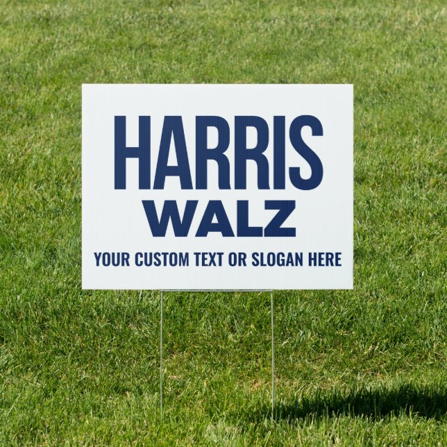 Create Your Own Harris Walz 2024 Sign (Insitu)