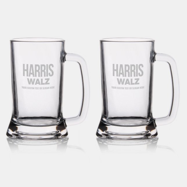 Create Your Own Harris Walz 2024 Stein (Glassware)