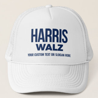 Create Your Own Harris Walz 2024 Trucker Hat