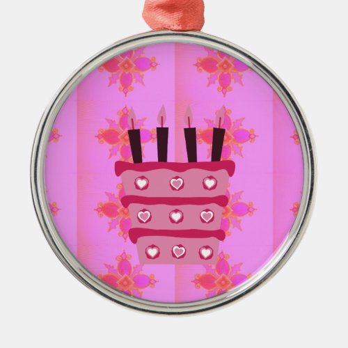 Create Your Own Have a Blessed Happy Birthday Metal Ornament