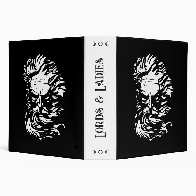 Create Your Own Head of Zeus 3 Ring Binder (Background)