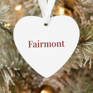 Create Your Own Heart Acrylic Ornament