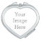 Create Your Own Heart Compact Mirror