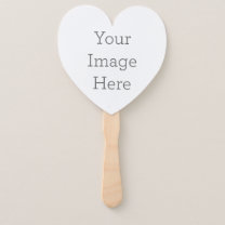 Create Your Own Heart Hand Fans