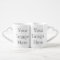 Create Your Own Heart Handle Coffee Mug Set
