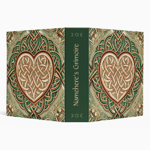 Create Your Own Heart Shaped Celtic Knotwork 3 Ring Binder