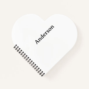 Create Your Own Heart Shaped Notebook