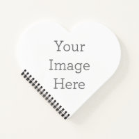 Create Your Own Heart Softcover Spiral Notebook