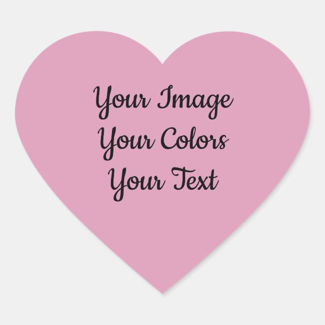 Create Your Own Heart Sticker (Front)