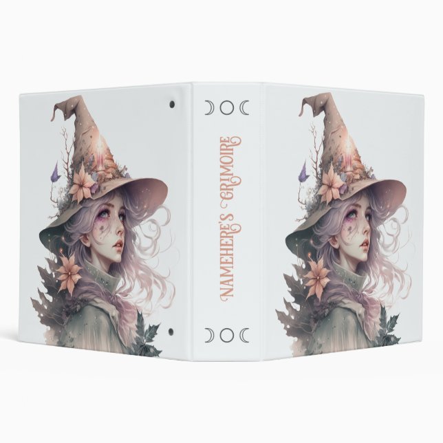 Create Your Own Hedge Witch 3 Ring Binder (Background)