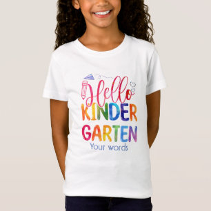 Create Your Own Hello Kindergarten T-Shirt