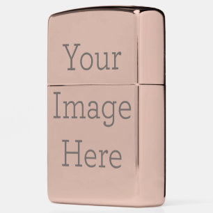 Create Your Own High Polish Rose Gold Zippo® Zippo Lighter