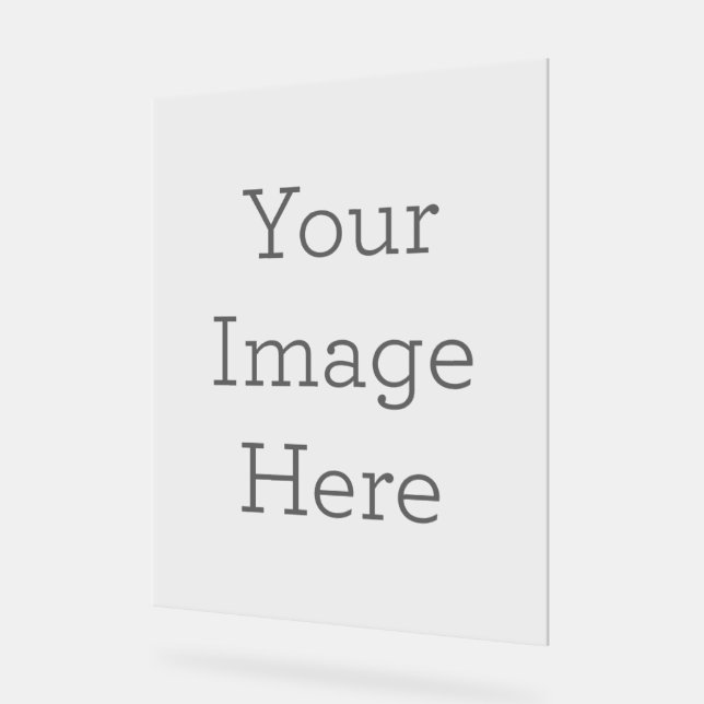 Custom 11" x 14" Acrylic Sign (Angle)