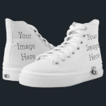 Create Your Own High Tops<br><div class="desc">Upload your own design or photo to personalize your very own pair of high top shoes! Click "Customize" to start crafting your own unique designs right now!</div>