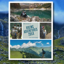 Create your own hiking hiker highlights photo