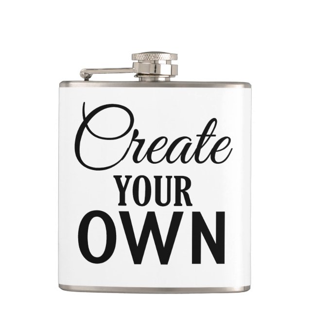 Create Your Own Hip Flask (Front)
