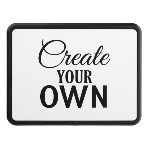 Create Your Own Hitch Cover