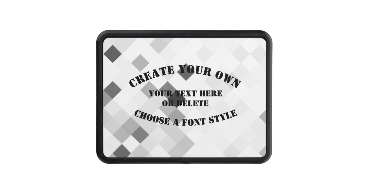 Create Your Own Hitch Cover Zazzle