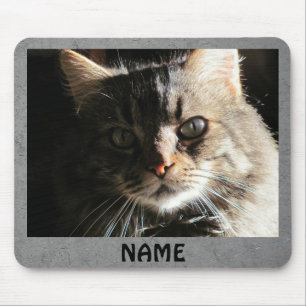 Create your own "Hobo" text/Gray Slate Mouse Pad