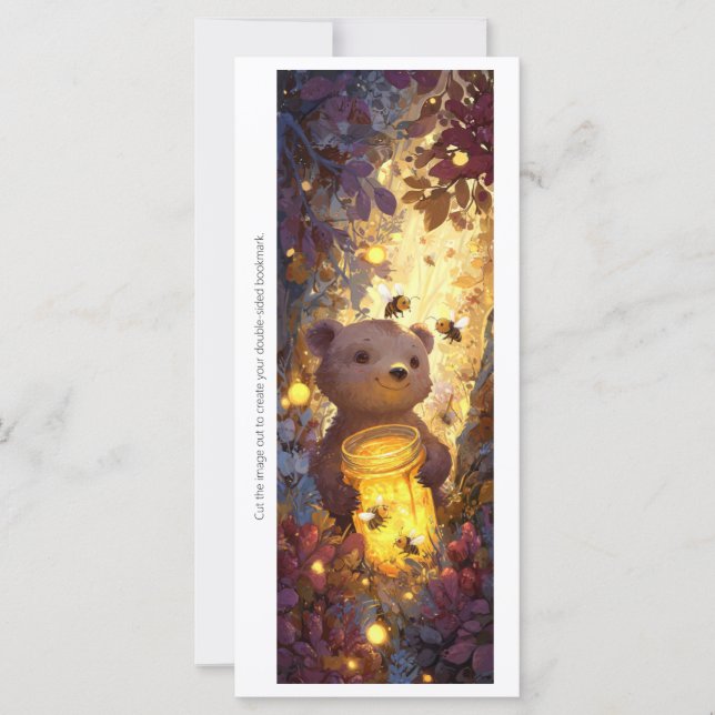 Create Your Own Honey Bear Enclave Bookmark Card (Front)