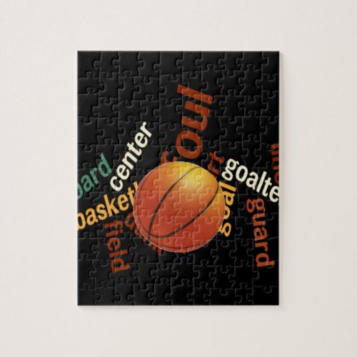 Create Your Own Hoops Basketball Sport Fanatics Jigsaw Puzzle