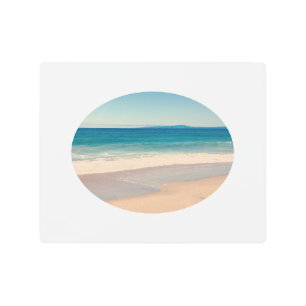 Create Your Own Horizontal 10x8 Oval Framed Photo Metal Print