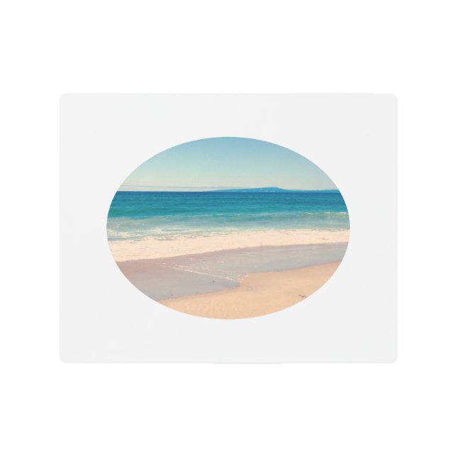 Create Your Own Horizontal 10x8 Oval Framed Photo Metal Print (Front)