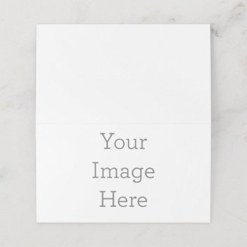 Create Your Own Horizontal Folded Place Card by zazzle_templates at Zazzle