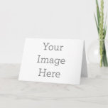 Create Your Own Horizontal Greeting Card<br><div class="desc">Add your own image for a personalized horizontal greeting card that's made especially for the recipient. Simply click "Customize it" to get started.</div>