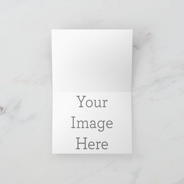 Custom Folded Invitation, Size: 4" x 5.6", Paper: Signature Matte, Envelopes: White (Inside)