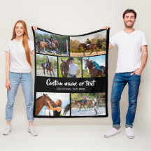 Create Your Own Horse Photo Collage Black