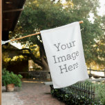 Create Your Own House Flag<br><div class="desc">Upload your own image or add text to personalize your own house flag!</div>
