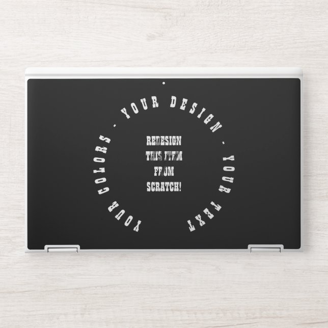 Create Your Own HP Laptop Skin (Front)