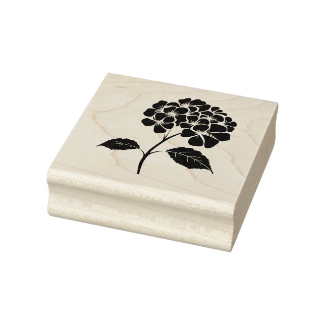Create Your Own Hydrangea Flower Blossom Floral Rubber Stamp (Stamp)