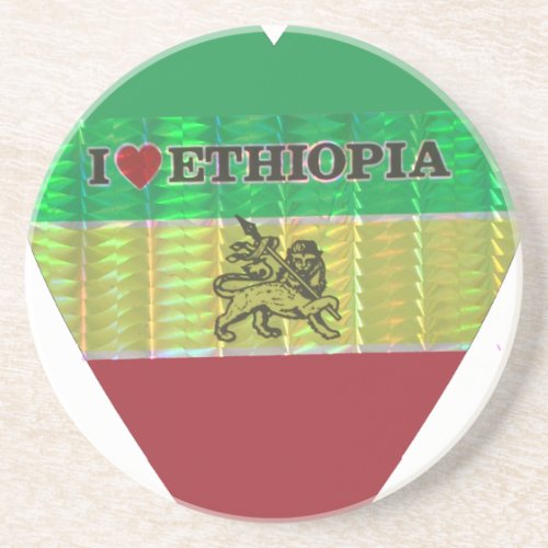 Create your own I love Beautiful Ethiopia Coaster