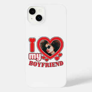 Create Your Own I Love My Boyfriend iPhone 14 Plus Case