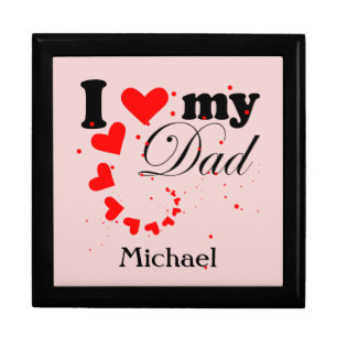 Create your own I love my Dad Gift Box