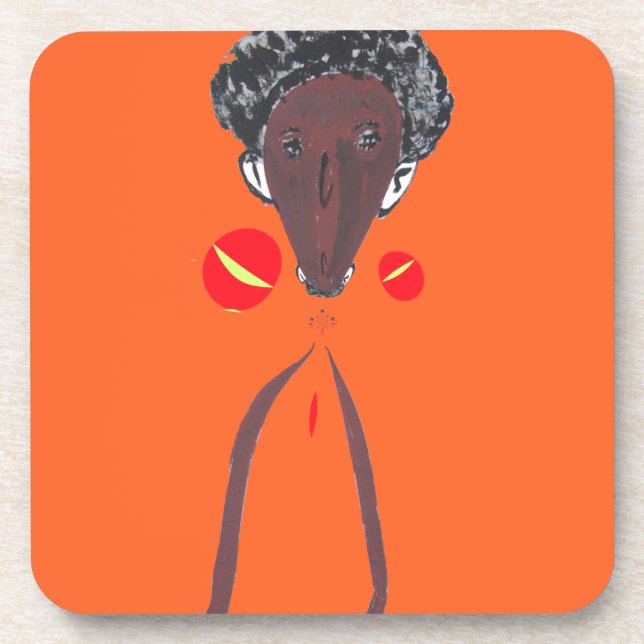 Create Your Own: I love You | Nakupenda Sana   Beverage Coaster (Front)