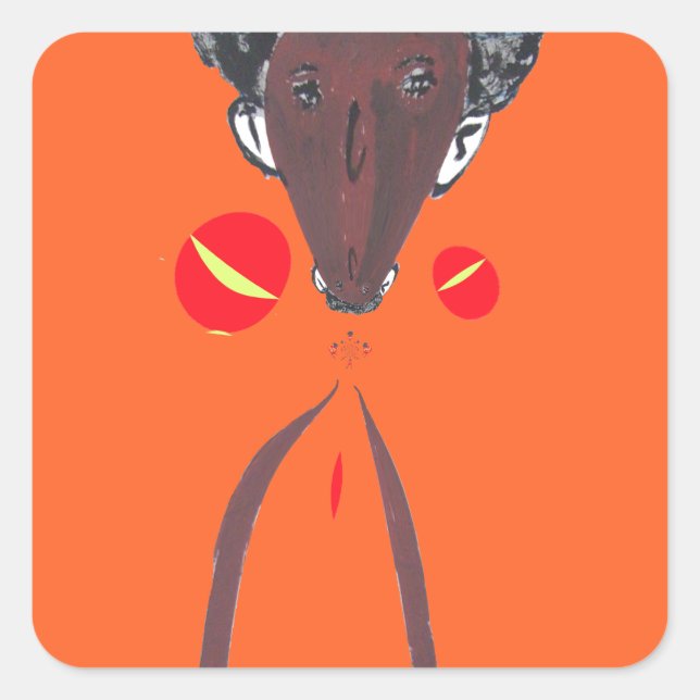 Create Your Own: I love You | Nakupenda Sana   Square Sticker (Front)
