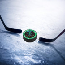 Create Your Own Ice Hockey Custom Name Number Hockey Puck