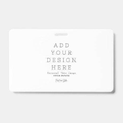Create Your Own ID Badge