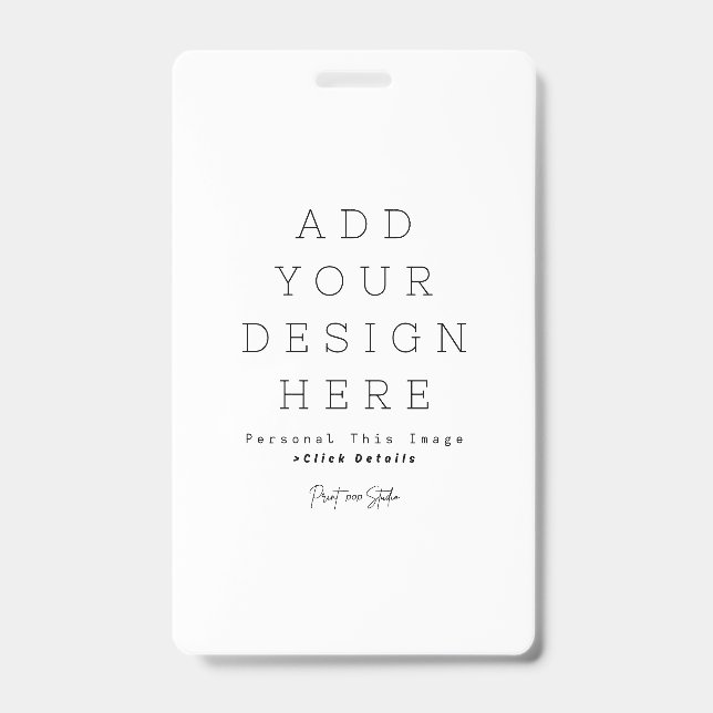 Create Your Own ID Badge (Front)