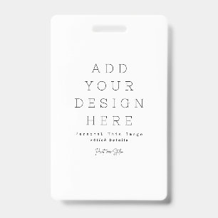 Create Your Own ID Badge