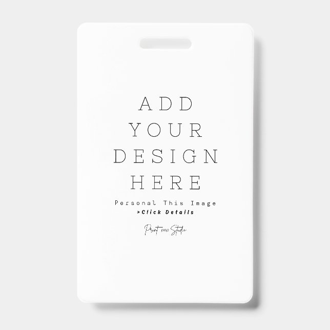 Create Your Own ID Badge (Front)