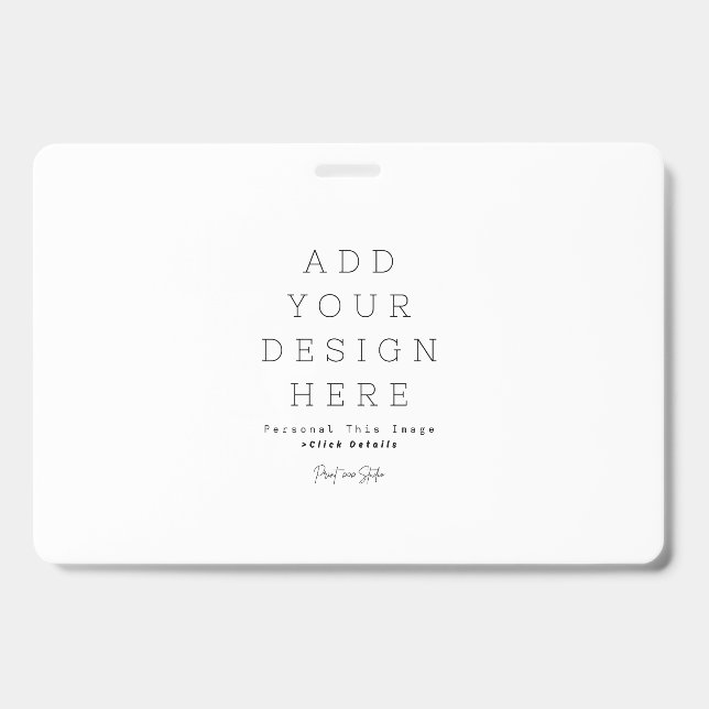 Create Your Own ID Badge (Front)