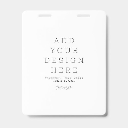 Create Your Own ID Badge