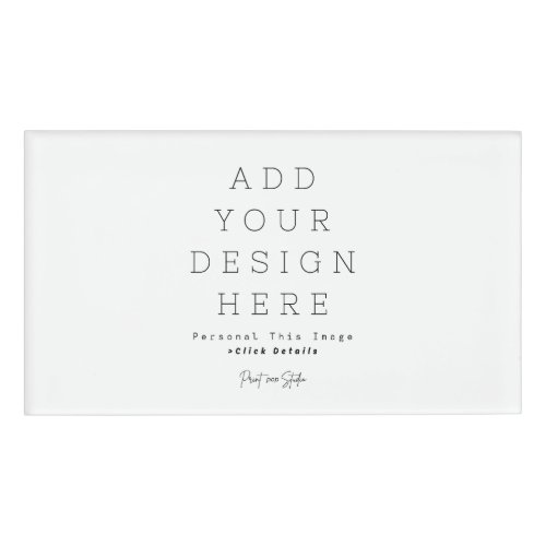 Create Your Own ID Name Tag