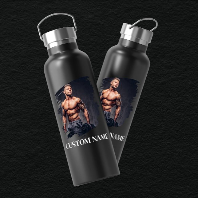 Create Your Own idea custom name and photo Water Bottle (Creator Uploaded)