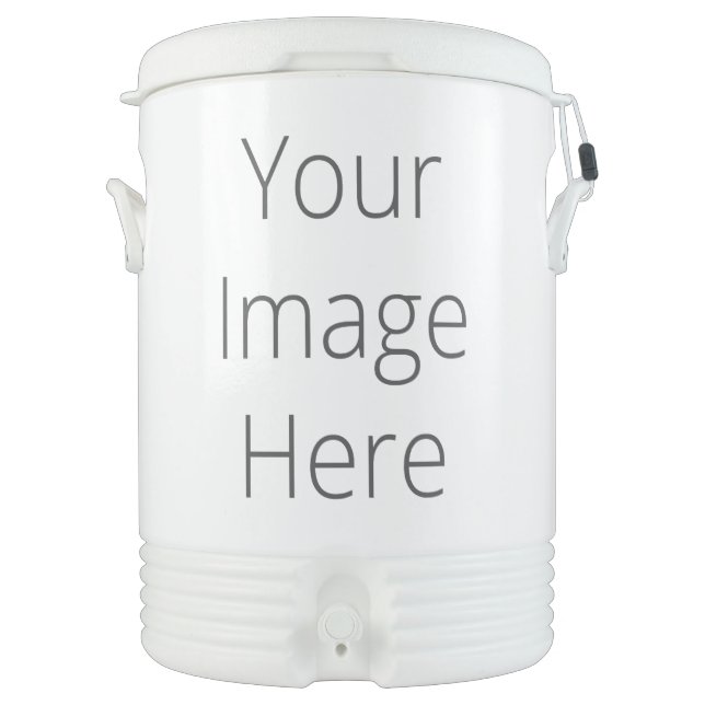 Create Your Own Igloo Beverage Cooler, Ten Gallon Cooler (Front)
